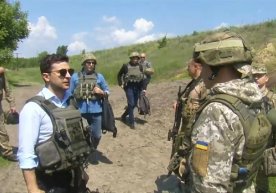 Украинанинг янги президенти Владимир Зеленский илк бор