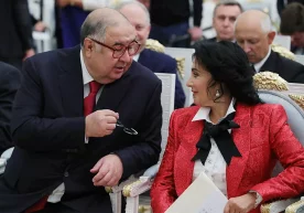 Таниқли миллиардер Алишер Усмонов ва унинг рафиқаси Ирина