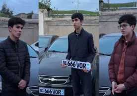 In the city of Samarkand, a driver who grossly violated