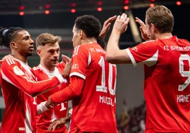 Lors de la demi-finale de la Coupe d'Allemagne, le