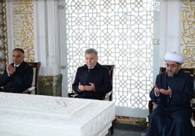 Президент Шавкат Мирзиёев Самарқанддаги Ҳазрати Хизр