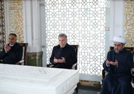 Президент Шавкат Мирзиёев Самарқанддаги Ҳазрати Хизр