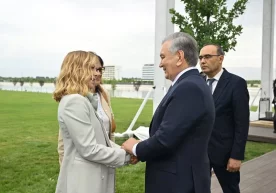 Президент Шавкат Мирзиёев ва Италия бош вазири Жоржа