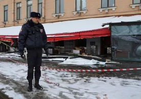 Фото: Reuters Санкт-Петербургдаги «ҳарбий мухбир» Владлен