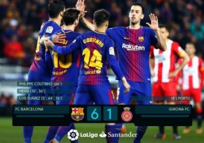 La Liga. “Barselona”dan yirik g‘alaba, Suaresda xet-trik, Messida dubl фото