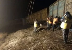 Фото: Telegram / Baza Бошқирдистондаги темирйўлда содир