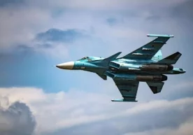 Россия Қуролли кучлари Украинада Су-34 фронт бомбардимончи