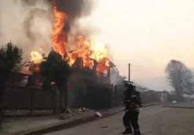 Şili’nin orta ve güney bölgelerinde çıkan orman yangınları