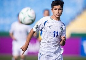 Ўзбекистон ёшлар жамоаси яримҳимоячиси Асилбек Жумаев U-23