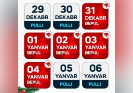 Yangi yil bayrami arafasida poytaxt haydovchilari uchun