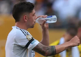 Real Madrid'in orta saha oyuncusu Federico Valverde,