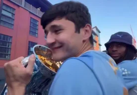 Manchester City held a grand parade on the streets of