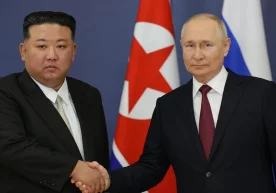 Россия президенти Владимир Путин ва Шимолий Корея раиси