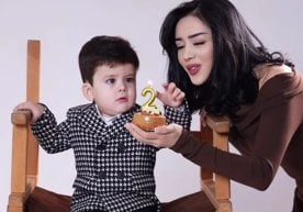 Актриса Чарос Ғафурова ўғли Сафонинг шукрона куни