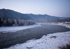 Олтой Республикасининг Усть-Кокса туманида муз тагига