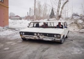 Ikkita VAZ-2106 modelidan dunyodagi eng keng “Jiguli” hosil qilindi (video) фото