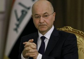 Фото: AP/Khalid Mohammed Ироқ президенти Барҳам Солиҳ
