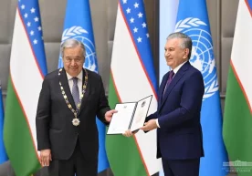 Foto: Prezident matbuot xizmati. Ko‘ksaroy qarorgohida BMT