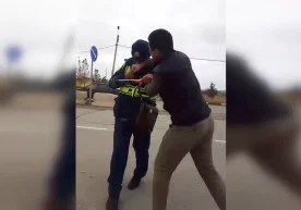 Навоийда Matiz ҳайдовчиси автомобилини жарима майдонига