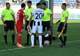 Матч между «Кызылкумом» и «Нефтчи», состоявшийся в рамках