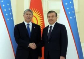 Қирғизистон Президенти Алмазбек Атамбоев Самарқандга