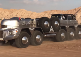 Arab shayxi uchun tank tashuvchidan ulkan jip yigʻib berildi (video) фото