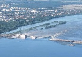 Xerson oblastidagi Kaxovka GES portlatildi. Asosiy ma’lumotlar (video) фото