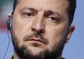 © AP Photo / Mindaugas Kulbis Владимир Зеленский катта