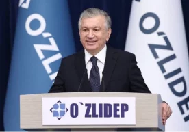 Президентликка номзод Шавкат Мирзиёев айни вақтда Сирдарё