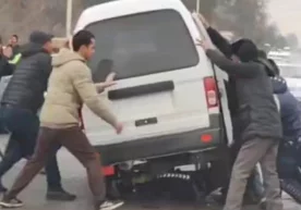 Qashqadaryoda Damas YPX xodimini bosib ketdi (video) фото