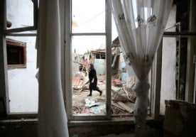 Озарбайжоннинг Ганжа шаҳрида ракета ҳужуми сабаб тўққиз киши ҳалок бўлди фото