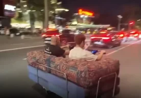 In Taschkent haben zwei Freunde ein ungewöhnliches