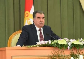 Тожикистон раҳбари Эмомали Раҳмон баёнот бериб тожик