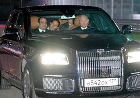 Россия ва Миср президентлари Владимир Путин ва Абдулфаттоҳ