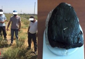 Mashina oynasidan uloqtirilgan o‘ramda salkam 751 gr. gashish borligi aniqlandi фото