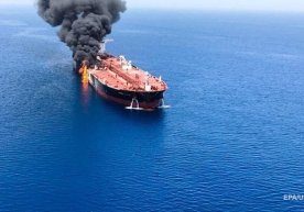 Фото: EPA Эрон ҳарбийлари 14 июнь куни Уммон кўрфазидаги