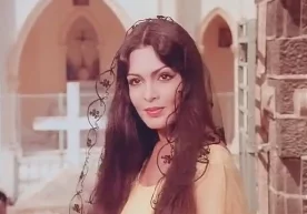 Ҳинд киноактирсаси Парвин Баби актёрлар Амитабх Баччан,