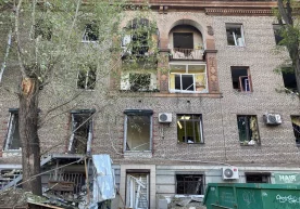 Zaporijjyada Rossiya zarbasi natijasida 21 kishi yaralandi фото