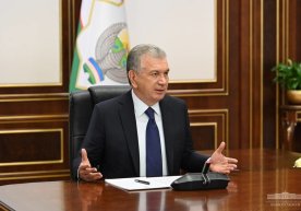 Президент муҳим мавзудаги тақдимот билан танишди фото