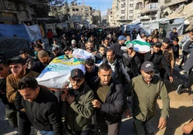Якшанба куни минглаб Ҳамас тарафдорлари Ғазо шаҳрида