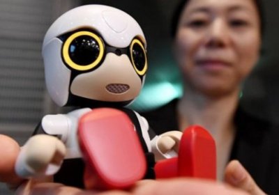 Yaponiyada befarzandlar uchun go‘dak-robot yaratildi фото