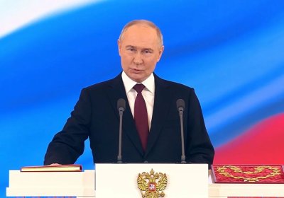 Putin beshinchi muddatga Rossiya prezidenti lavozimiga kirishdi фото