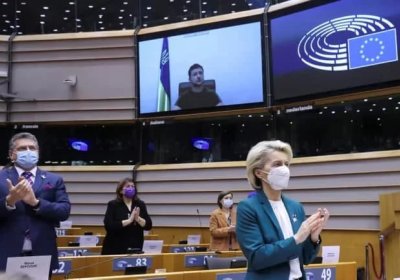 «Асосий мотивациямиз – тирик қолиш» — Зеленский Европарламентда нутқ сўзлади фото