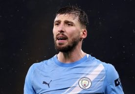 Manchester Siti himoyachisi Ruben Dias Pep Guardiola