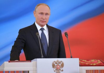 Путин тўртинчи бор Россия президенти лавозимини эгаллади фото