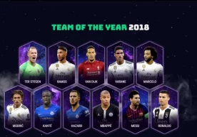 УЕФА ташкилоти 2018 йилнинг рамзий терма жамоасини эълон
