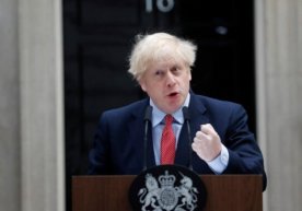 Foto: AP Photo Britaniya hukumati rahbari Boris Jonson The