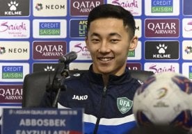 Ўзбекистон миллий жамоаси футболчиси Аббосбек Файзуллаев