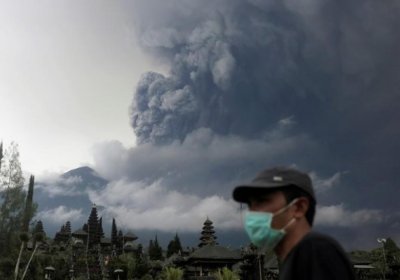 Агунг вулқони отилди. Балида халқаро аэропорт ёпилди фото