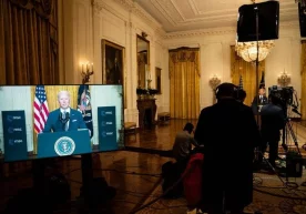 Фото:«NYT» Байден ўз маърузасида Трамп номини тилга